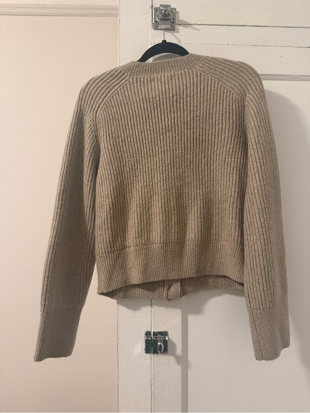 Crew Pearl-Button Cardigan Sweater (Brown) - Abercrombie - Picture 3 of 3